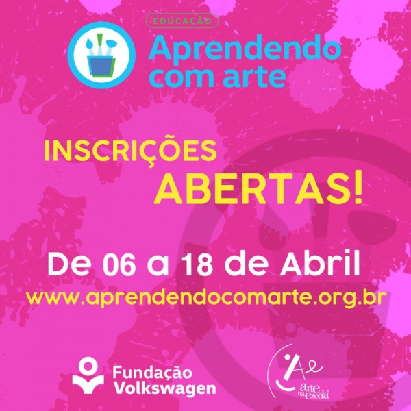 Fundação Volkswagen e Instituto Arte na Escola abrem inscrições para curso Aprendendo com Arte.